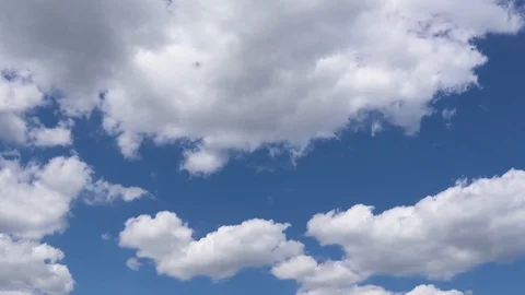 Blue sky and white clouds Video stock 115823482