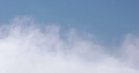 Blue Sky and White Clouds Drifting By Close Up 4K 13 Stock Footage 137598512