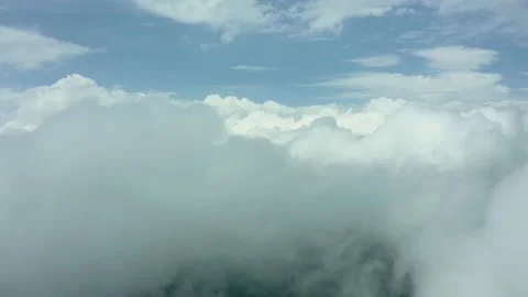 Blue Sky And White Clouds Stock Footage 168863613