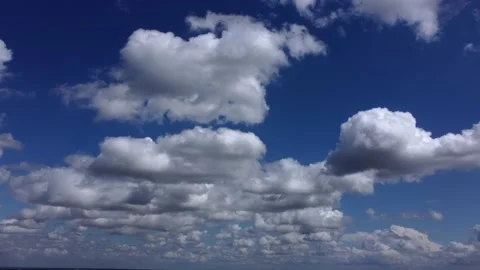 Blue sky and white clouds Stock Footage 181916837