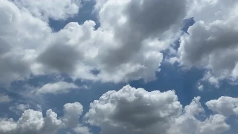 Blue sky and white clouds, Timelapse Video stock 220172122