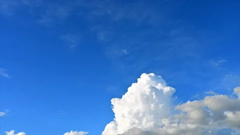 Blue Sky and White Clouds Stock Footage 330684670