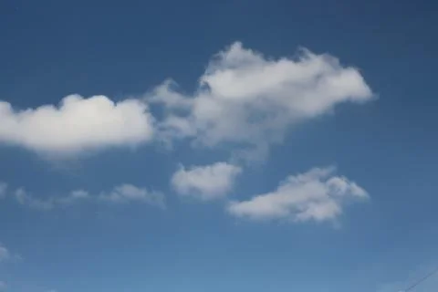 Blue sky and white clouds. Stock-Fotos