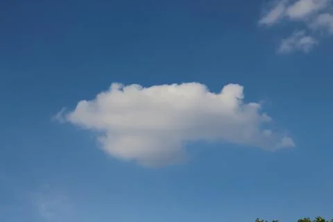 Blue sky and white clouds. Stock Photos
