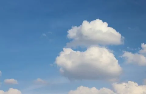 Blue sky and white clouds. 스톡 사진