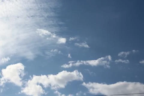 Blue sky and white clouds. Stock-Fotos