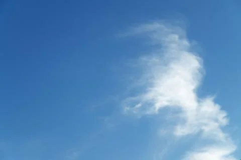 Blue sky and white clouds. Stock Photos