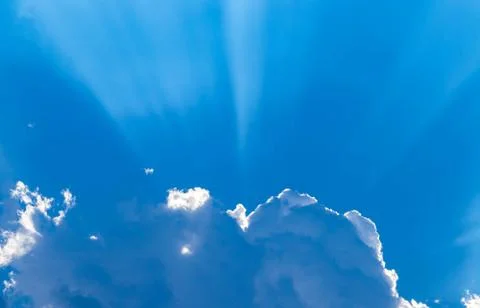 Blue sky and white clouds. Stock-Fotos