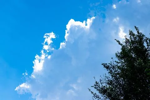 Blue sky and white clouds. Stock-Fotos