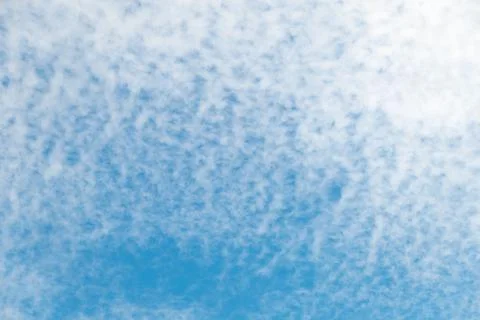 Blue sky and white clouds. Beautiful cloud landscape. Stock Photos