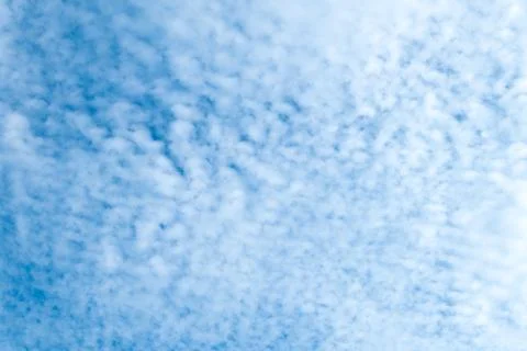 Blue sky and white clouds. Beautiful cloud landscape. Stock Photos