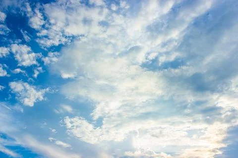 Blue sky and white clouds in day time Photos