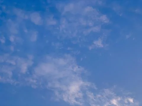 Blue Sky and White Clouds Static Atmospheric Background Фото