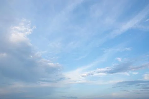 Blue sky background and clouds Stock Photos