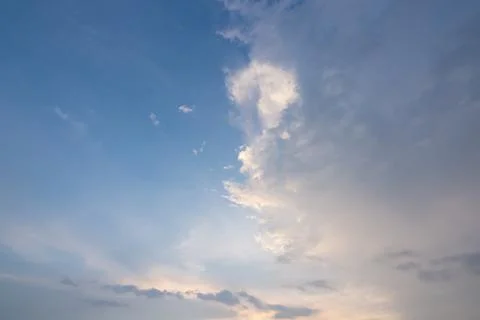 Blue sky background and clouds Stock Photos