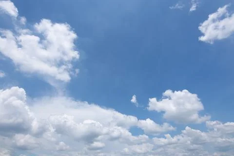 Blue sky background and clouds Stock Photos
