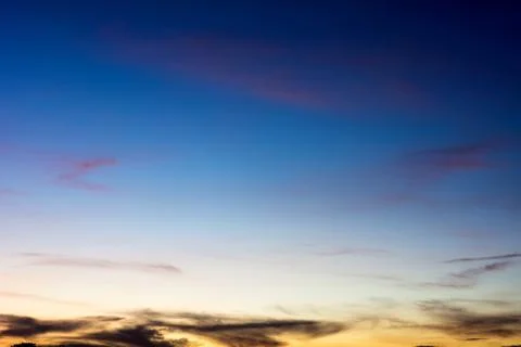 Blue sky background with beautiful clouds 库存照片