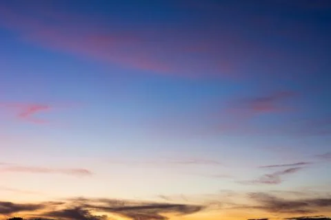 Blue sky background with beautiful clouds Foto stock