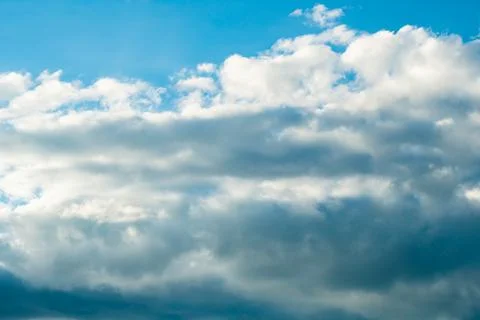 Blue sky background with beautiful Stock Photos