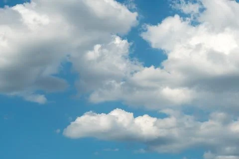 Blue sky background with beautiful Stock Photos
