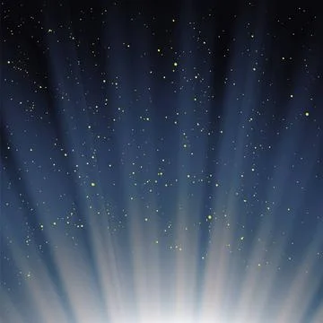 Blue Sky Background Blue Magic Sky Background. Wave Blue Starry Heaven Cop... Foto stock