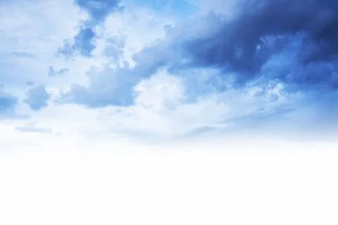 Blue sky background border Photos