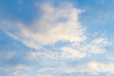 Blue sky background with cloud Stock Photos