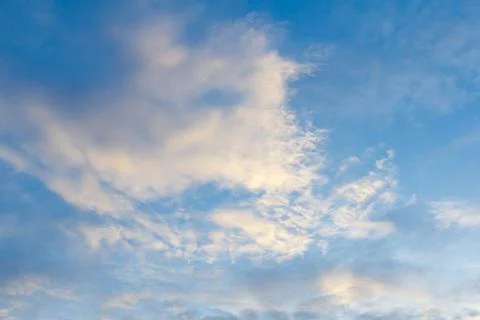 Blue sky background with cloud Stock Photos