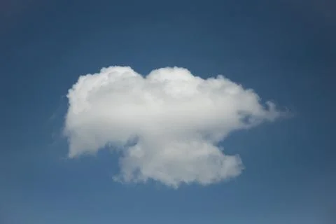 Blue sky background with cloud Stock Photos