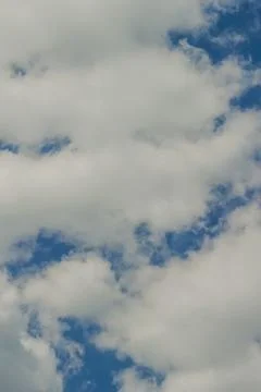 Blue sky background with clouds Beautiful blue sky with white clouds. Stock Photos