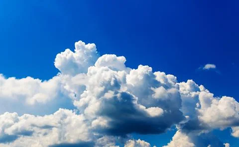 Blue sky background with clouds. cloudy background Fotos de archivo