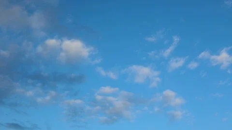 Blue sky background with clouds Stock Footage 104630292