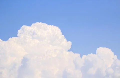Blue sky background with clouds Stock Photos