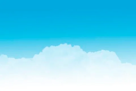 Blue sky background with clouds Foto stock