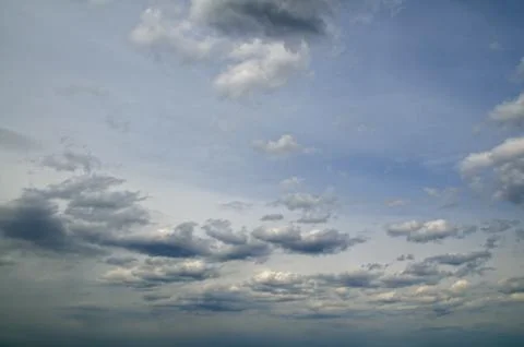 Blue sky background with clouds Stock Photos