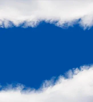 Blue sky background with clouds Stock Photos