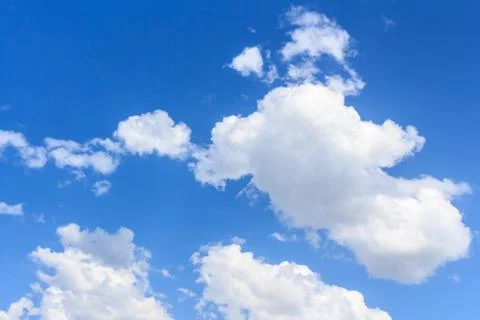 Blue sky background with clouds Stock-Fotos