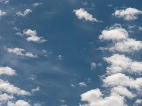 Blue sky background with clouds Stock Photos