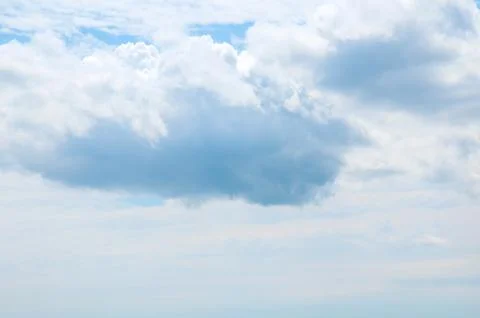Blue sky background with clouds Stock Photos