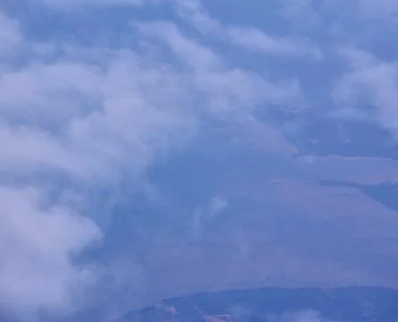 Blue sky background with clouds Stock Photos