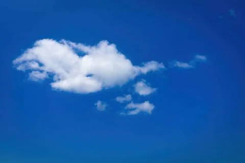 Blue sky background with clouds Stock Photos