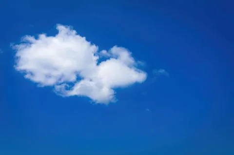 Blue sky background with clouds Stock Photos