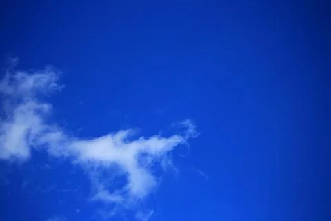 Blue sky background with clouds Stock Photos
