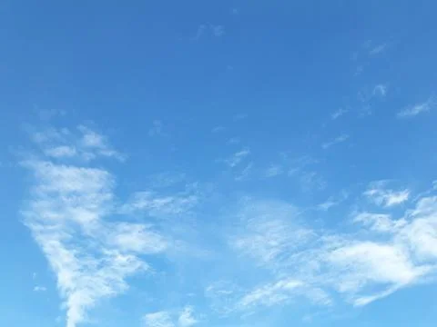 Blue sky background with clouds Stock Photos