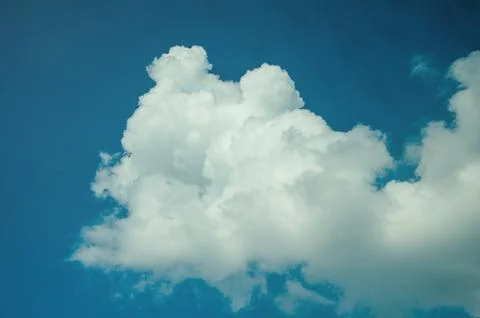 Blue sky background with clouds Stock Photos