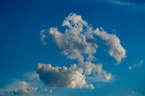 Blue sky background with clouds Stock Photos