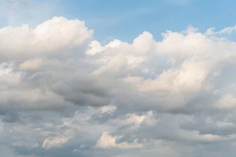 Blue sky background with clouds Stock Photos