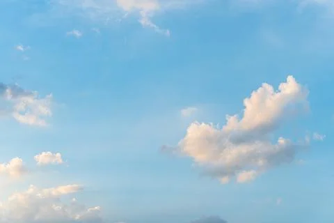 Blue sky background with clouds Foto stock