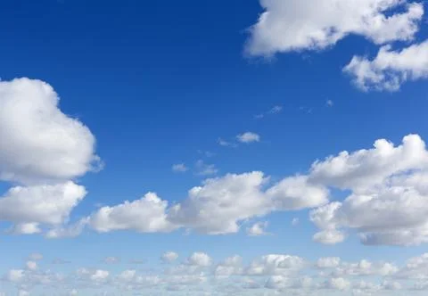 Blue sky background with clouds. 스톡 사진