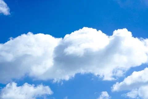 Blue sky background with clouds Stock Photos